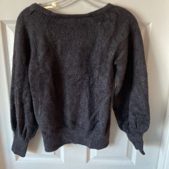 Cupcake Sweater Women’s Size XS Black Scoop Neck Pullover Lightweight - Picture 7 of 9